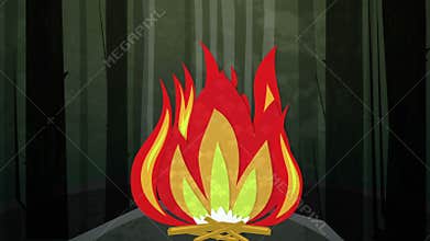 Camp Fire Night Loop