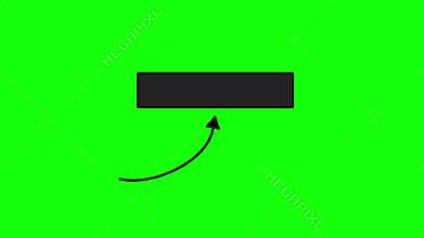 Arrow callout title shape animation