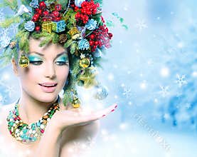 Christmas Winter Woman