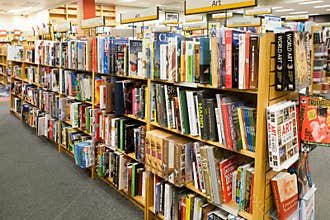 Bookstore Aisle: Art Books