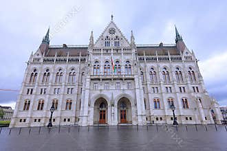 Hungarian Parliament Building, Gothic Revival style building with lavishly decorated rooms