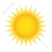 Sun vector illustration