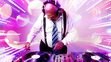 Awesome grandpa DJ