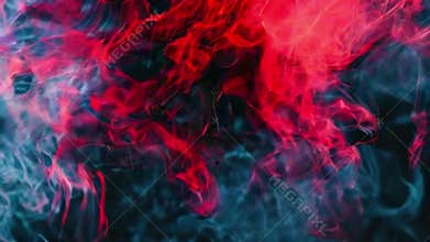 Beautiful texture thick smoke for design natural color, abstract vivid composition consists of fictional