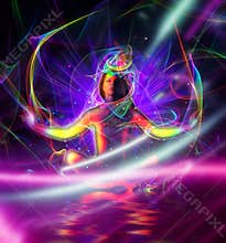 Meditation illustration
