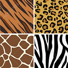 Seamless tiling animal print p