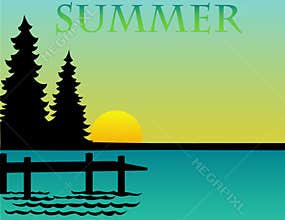 Summer Background/eps