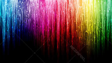 Rainbow line bokeh abstract background