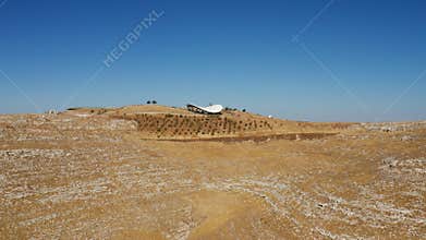 Göbekli Tepe archaeological site aerial view