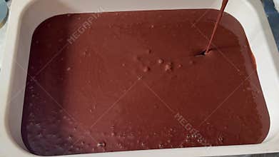 Flourless Banana Brownie Recipe with Cocoa Eggs and Dark Chocolate Step by Step Healthy Homemade Dessert Without Added
