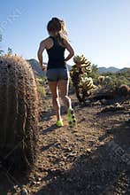 Young Female Fitness Instructor Trainer