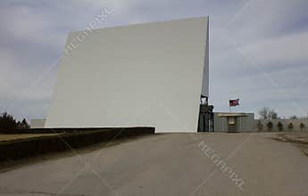 Route 66 Drive-In Theater Blank Screen
