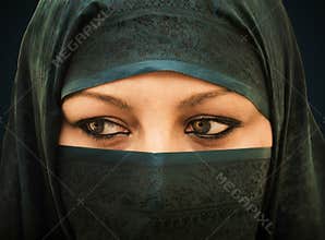 Veiled woman