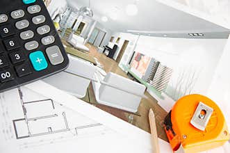 Interior decorating plan