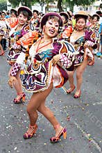 Dancer in Peruvian carnaval