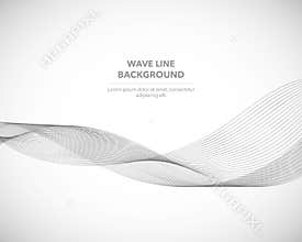 A Elegant abstract vector wave line futuristic style background template