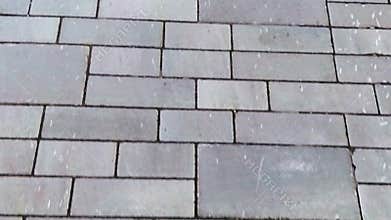 Brick pavement tile