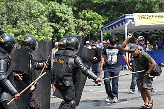 Riot police