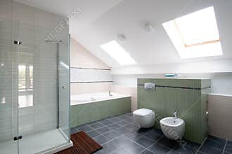 New modern bathroom