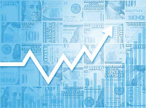 Business Growth Bar Chart Graph