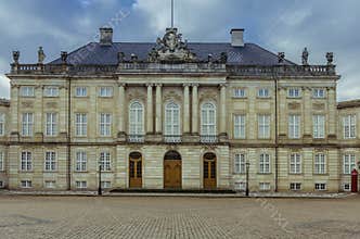 Amalienborg Palace in Copenhagen