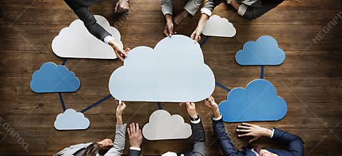 Business Team Meeting Discussion Working Concept