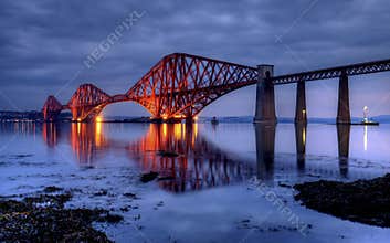 The Forth Bridge, Edinburgh, Scotland