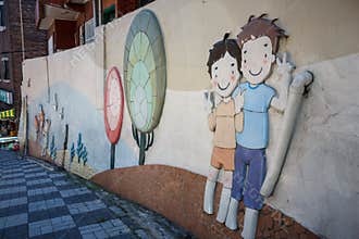 Mural Painting at Gamcheon Culture Village