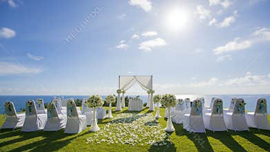Out Door Wedding setting