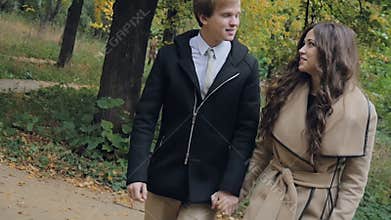 Young couple on a date.