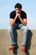 Thoughtful Young Man