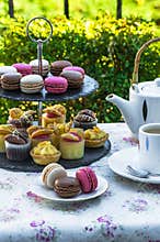 Afternoon tea in the garden