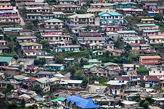Many of hillside houses, Nuwara Eliya, Sri Lanka