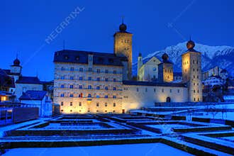 Stockalper Palace in Brig Switzerland