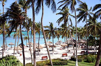 Tropical resort Aruba Island, Caribbean