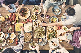 Food Catering Cuisine Culinary Gourmet Buffet Party Concept