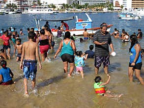 Christmas Day Fun at the Beach