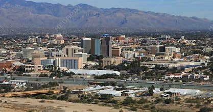 4K UltraHD Aerial view of Tucson, Arizona