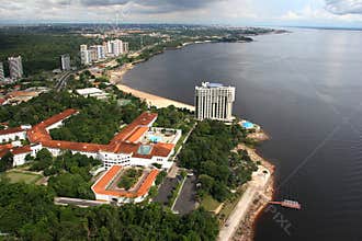 Amazon river, manaus city