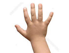 Hand of the child