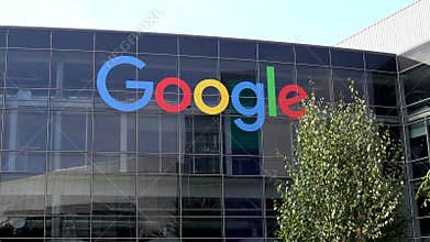 Google Corporate Headquarters and Logo