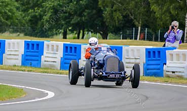 Vintage Sports Car - Blue