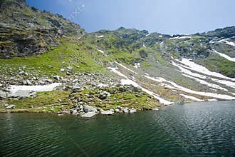 Balea Lake in Romania