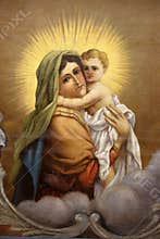 Virgin Mary with baby Jesus