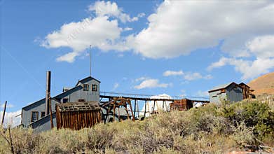 Bodie California - Abandon Mining Ghost Town - Time Lapse - Daytime