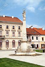 The column at Marianske square in Spisske Podhradie
