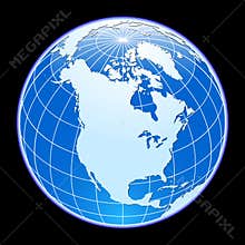 Vector globe.