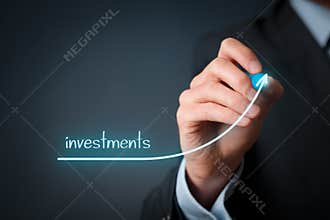 Investments increase