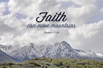 Mountain bible verse of matthew 17:20