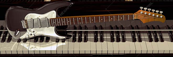 Piano and guitar